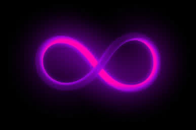 The H is the 8 or the ∞. It's sometimes referred to as the lemniscate/(leMNisc8), a mathematical symbol representing the concept of infinity.
