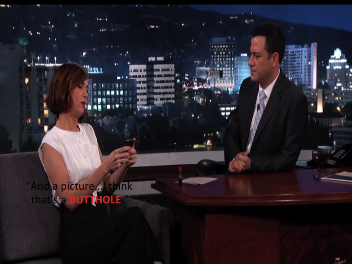 Kristen Wiig's Awkward First Date Jimmy Kimmel 