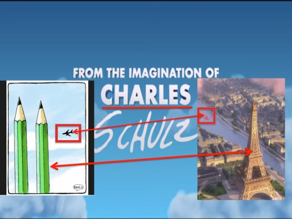 The Peanuts Movie/Charlie Hebdo slide