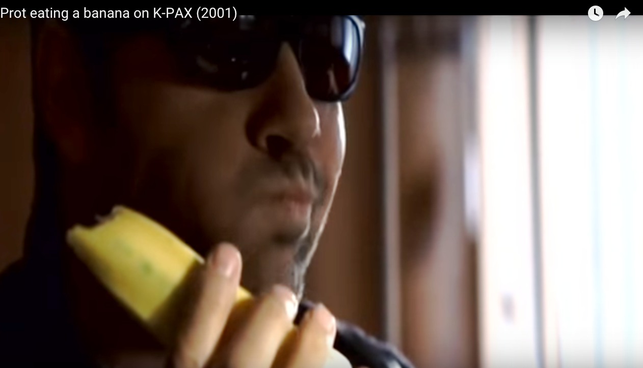 Kevin Spacey K-Pax eating banana