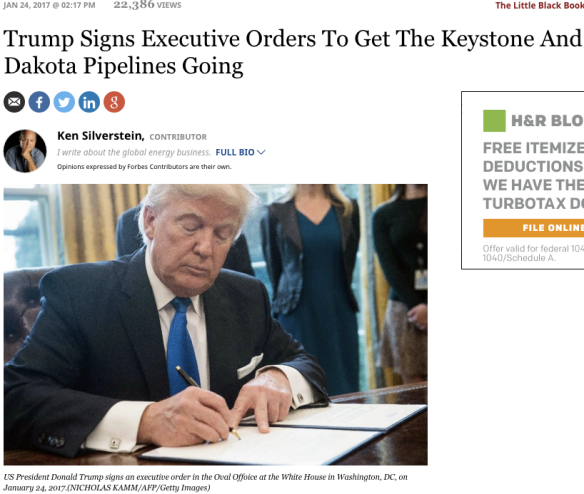 Trump Keystone DAPL